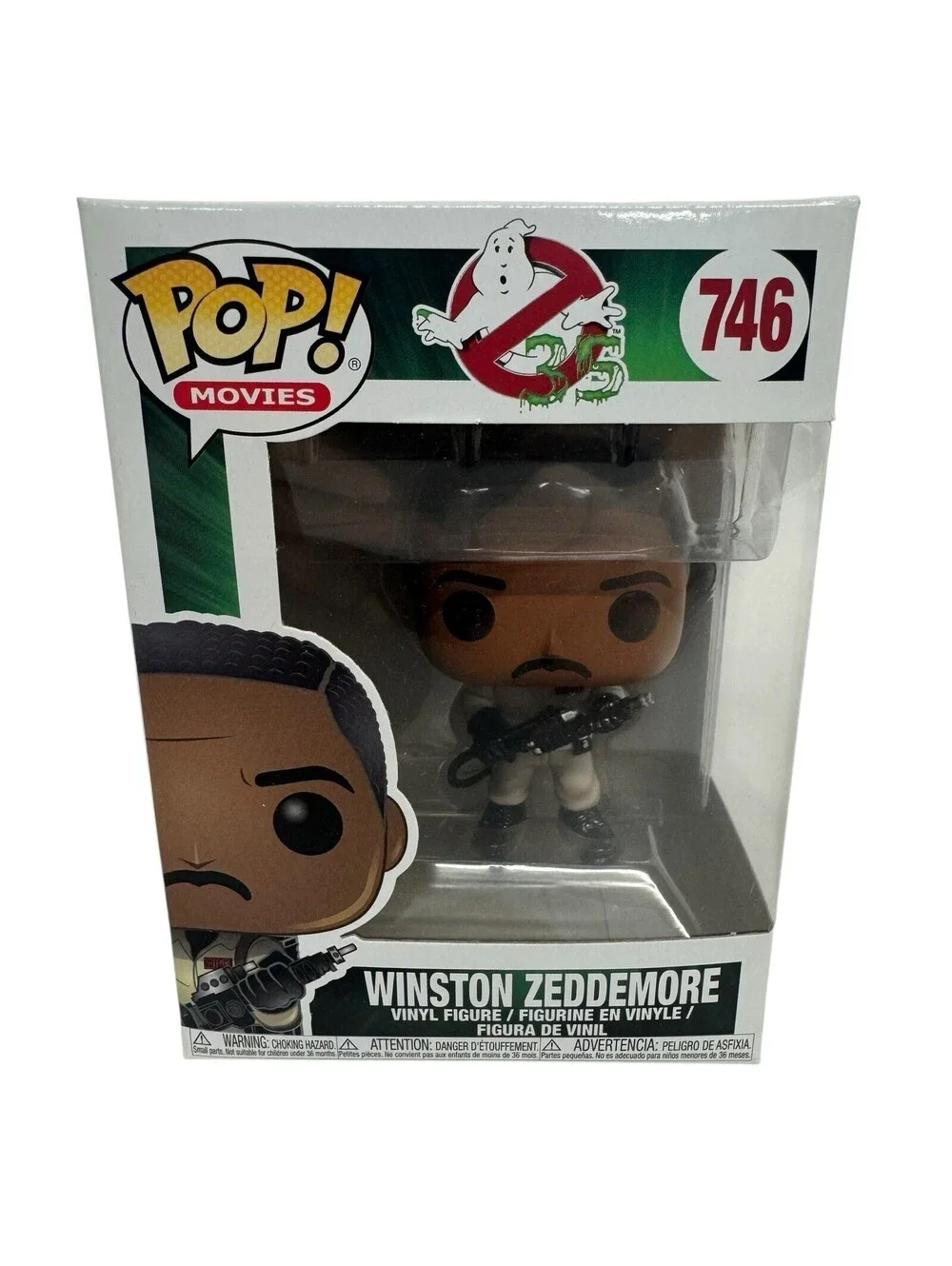Funko POP! Movies: Ghostbusters Winston Zeddemore #746 Vinyl Figure -New